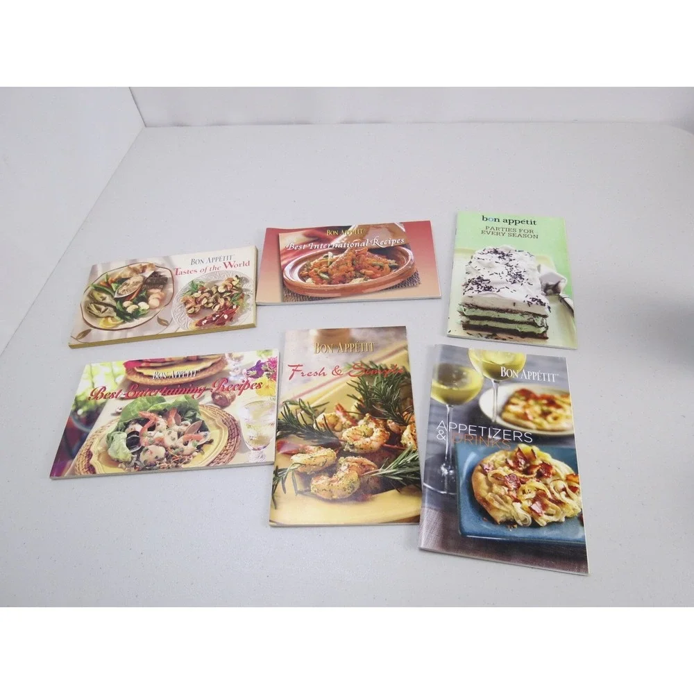 Bon Appetit lot cookbooks